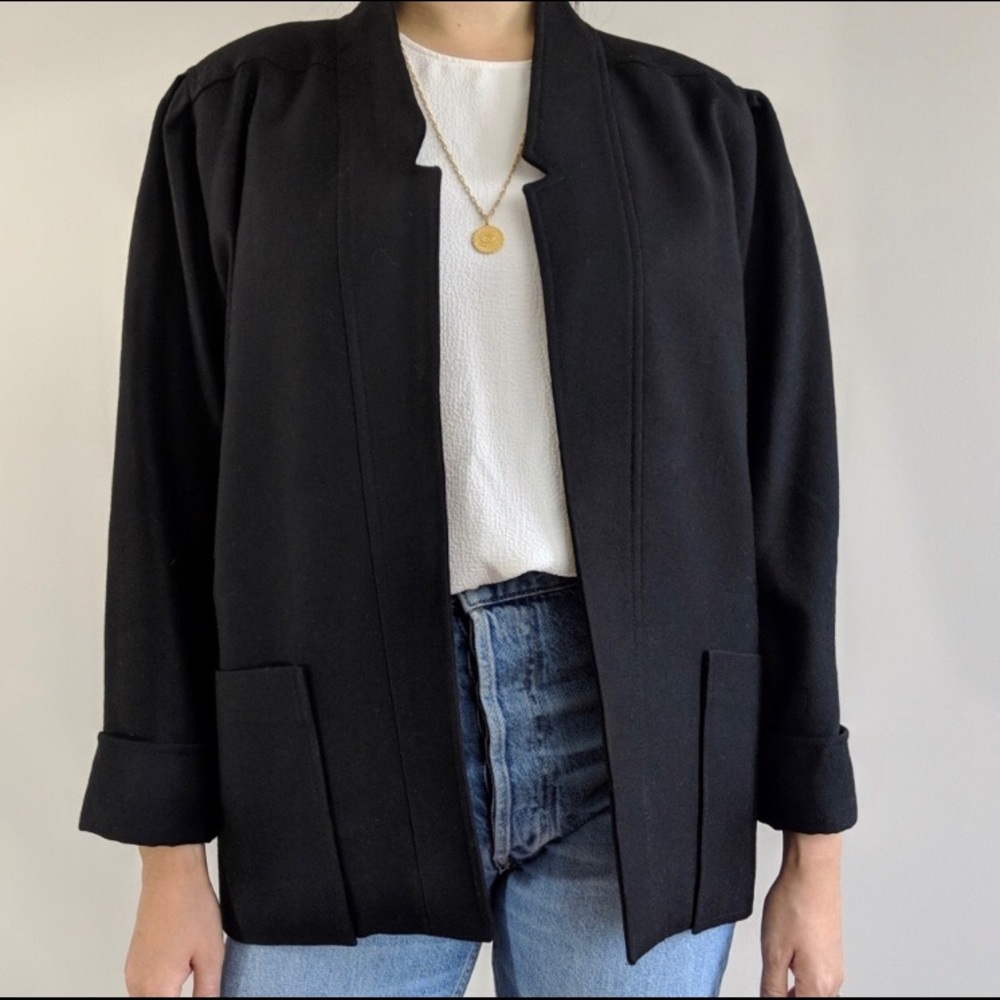 🇨🇦 Vintage Pure Virgin Wool Jacket made in Ca…